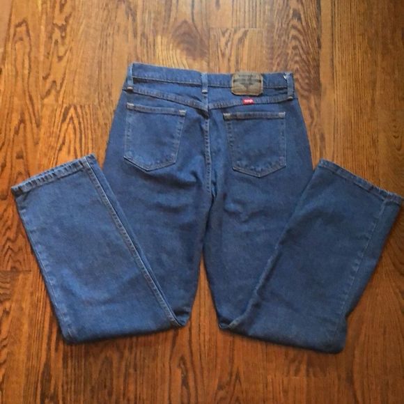 WRANGLER Men’s Relaxed Seat & Thigh Flex Fit Straight Leg Denim Jeans 30x30 NWT - Picture 9 of 10